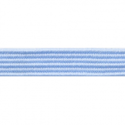 Резиновые нити с текстильным покрытием, шир. 6 мм ( упак.30 м/уп), цв.- 108-голубой - купить в Кирове. Цена: 155.22 руб.