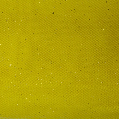 Сетка Глиттер, 24 г/м2, шир.145 см., желтый - купить в Кирове. Цена 117.24 руб.