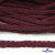 Шнур плетеный d-6 мм круглый, 70% хлопок 30% полиэстер, уп.90+/-1 м, цв.1070-бордовый - купить в Кирове. Цена: 588 руб.